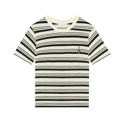 Stripe Crew Neck Top