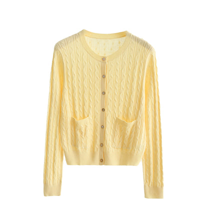 New Fold Dopamine Crew Cardigan