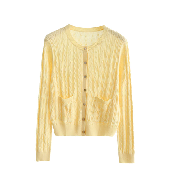 New Fold Dopamine Crew Cardigan