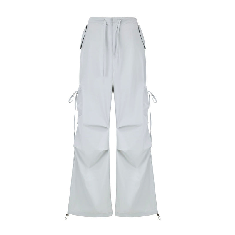 Bow Stitched Double Waist Pants