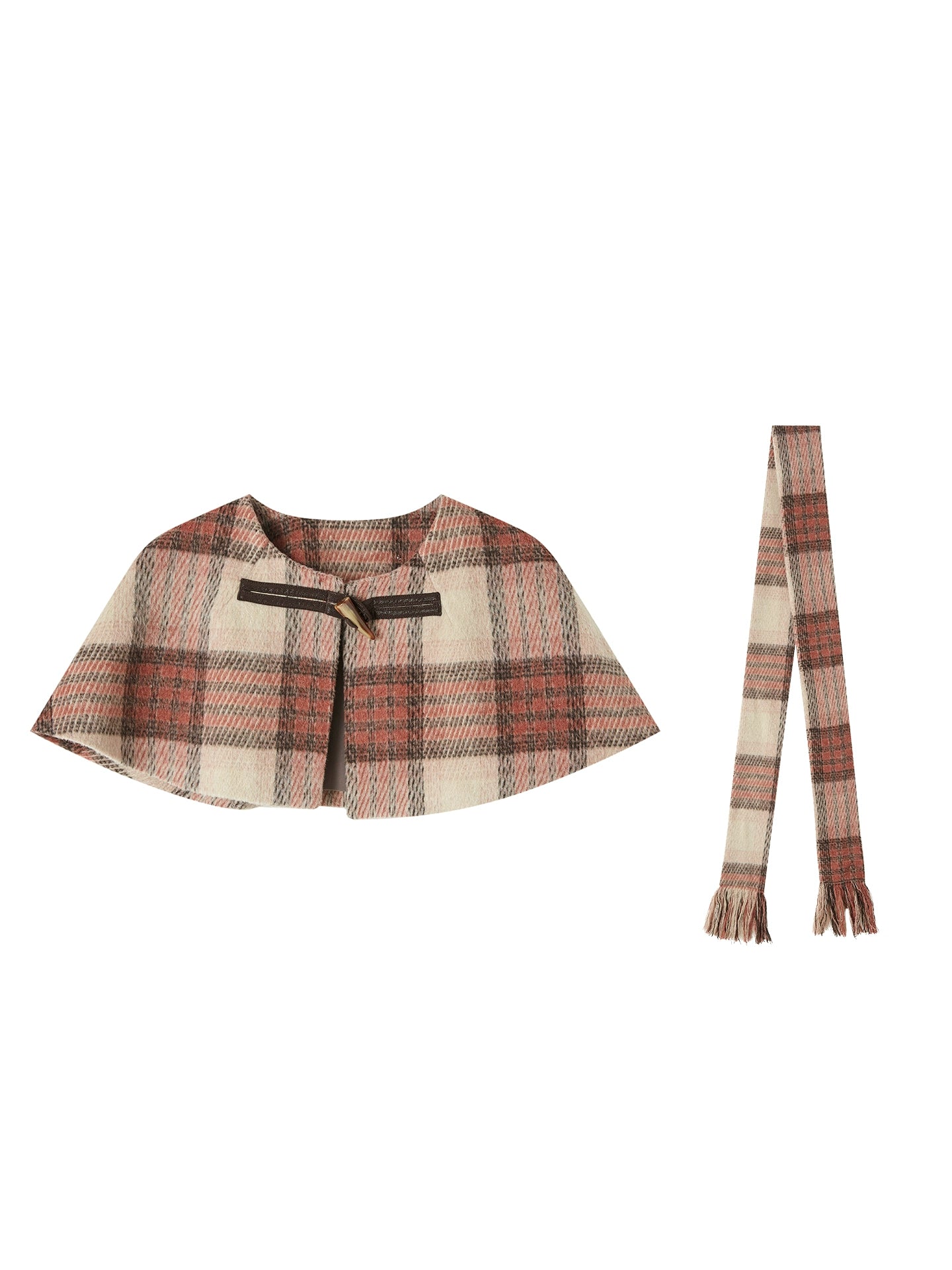 Plaid Woolen Suit Set-Up