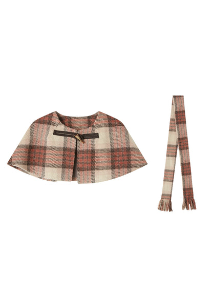 Plaid Woolen Suit Set-Up