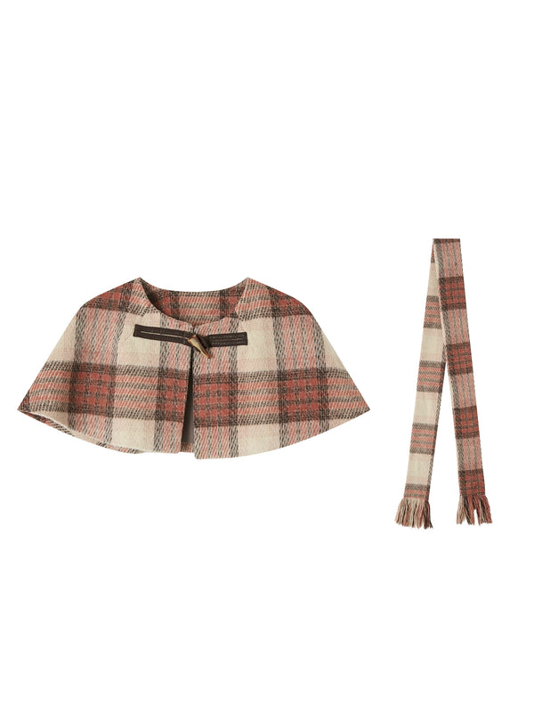 Plaid Woolen Suit Set-Up