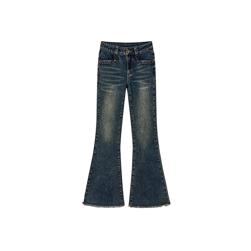 Slim Fit Flared Jeanshose