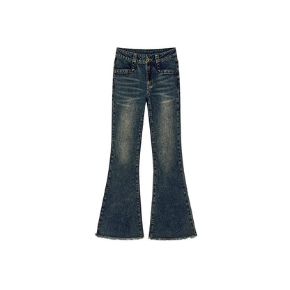 Slim Fit Flared Denim Pants