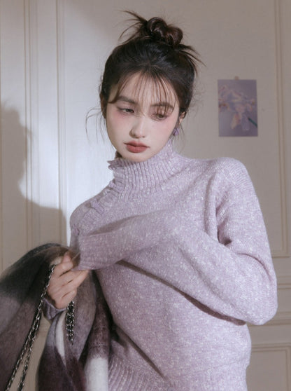 Chinese Style High Neck Sweater