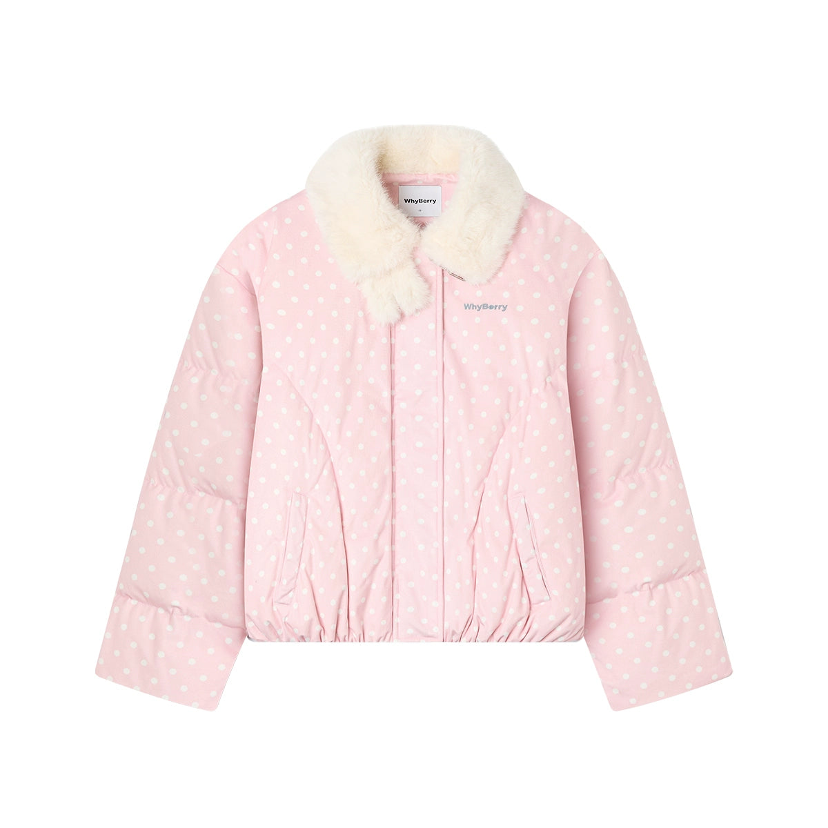 Polka Dot Down Jacket