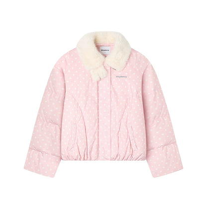 Polka Dot Down Jacket