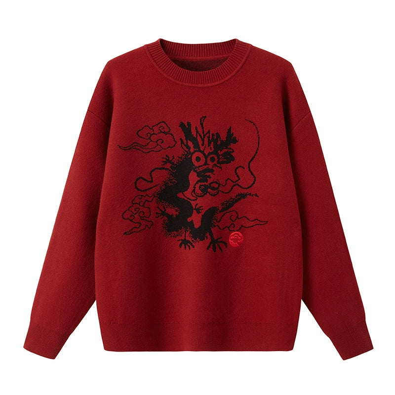 Dragon Zodiac Strickwear Top