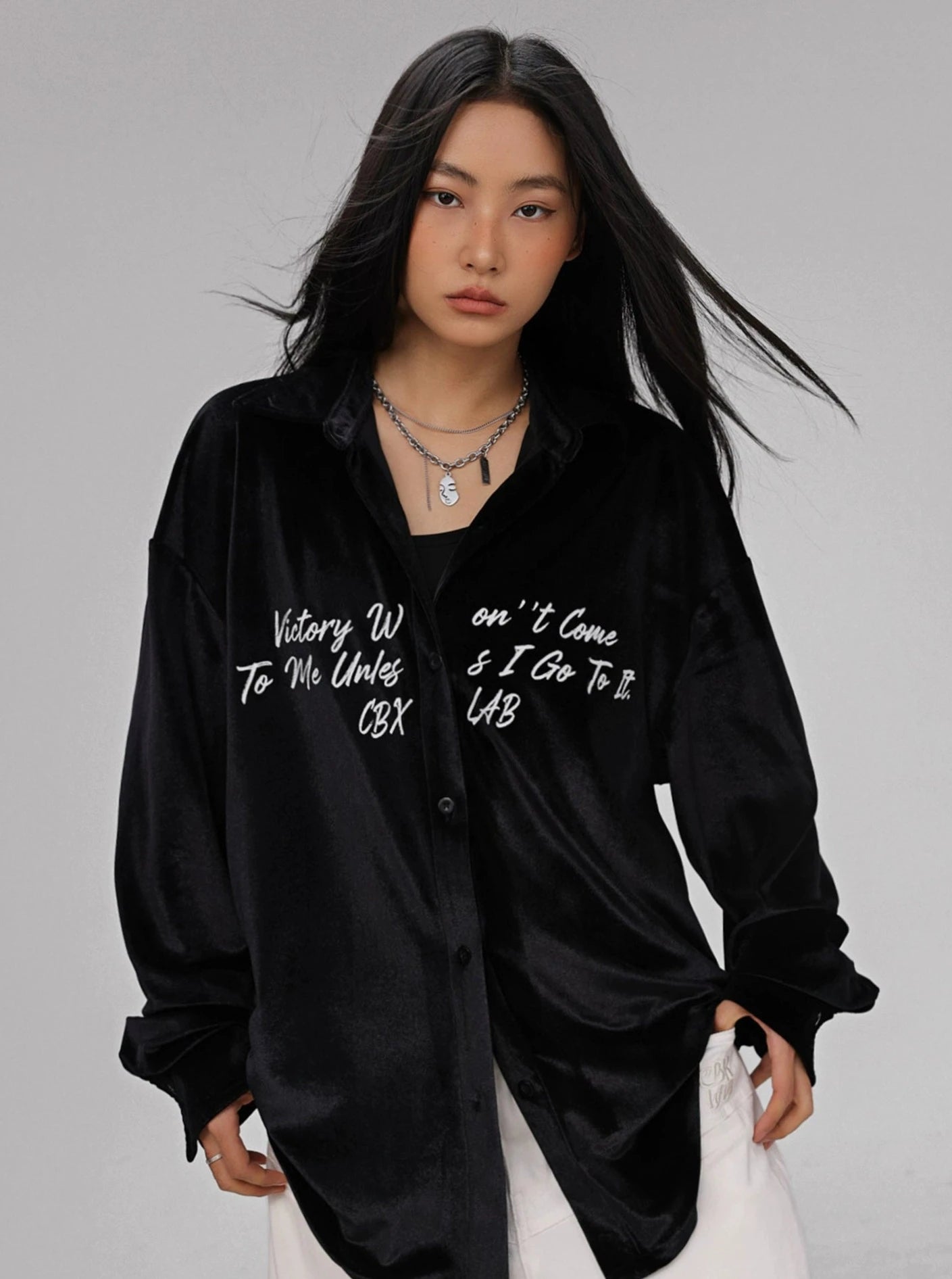 Black Velvet Hip Hop Top