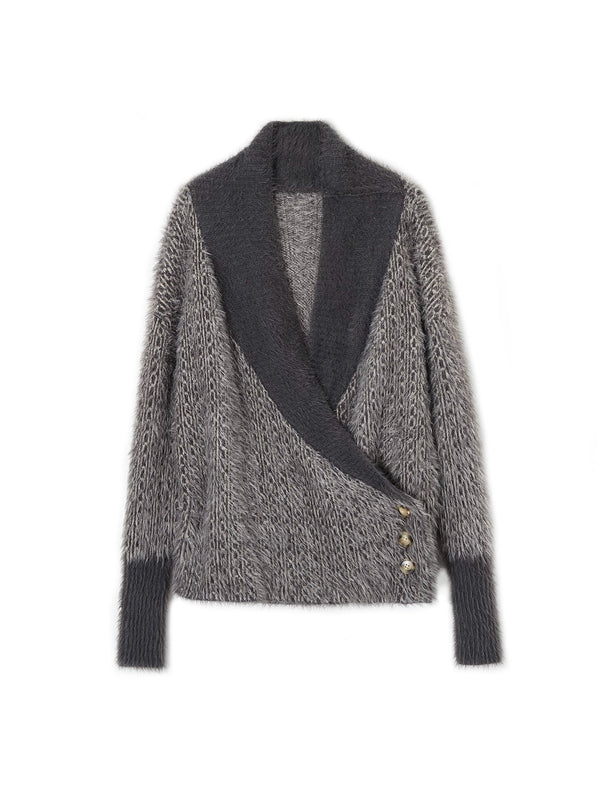 Retro Leopard Print Cardigan Set-Up