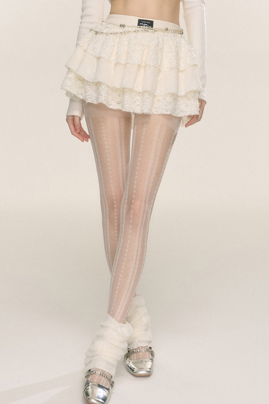 Ballet Lace Layered Skirt