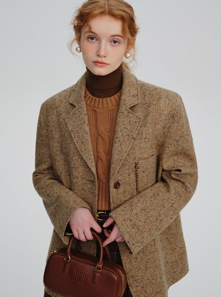 British style wool blazer