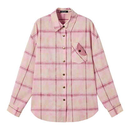 Pink Plaid Classic Shirt
