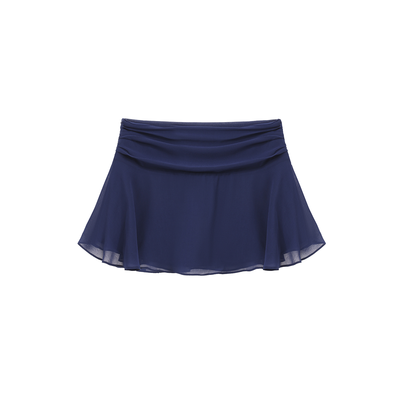 Lace-Up Waist Ruffled Skirt Set-Up