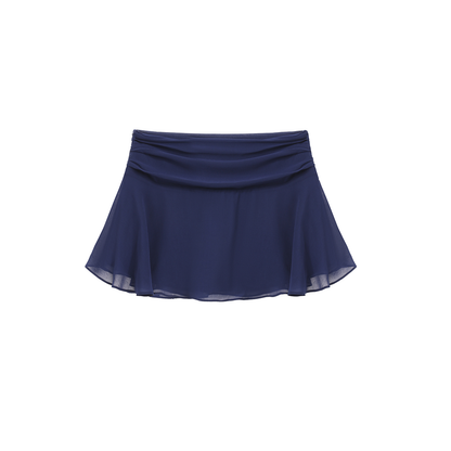 Lace-Up Waist Ruffled Skirt Set-Up