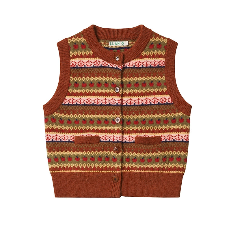 Vintage knitted vest
