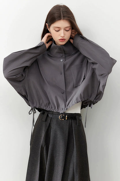 Collar Short Trench Coat