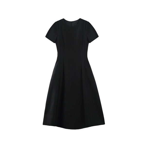 Hepburn Style Slim Long Dress