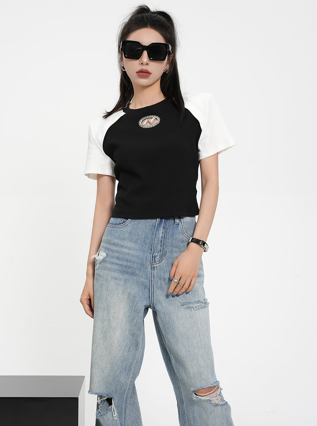 Street Style Cutout Cropped Top