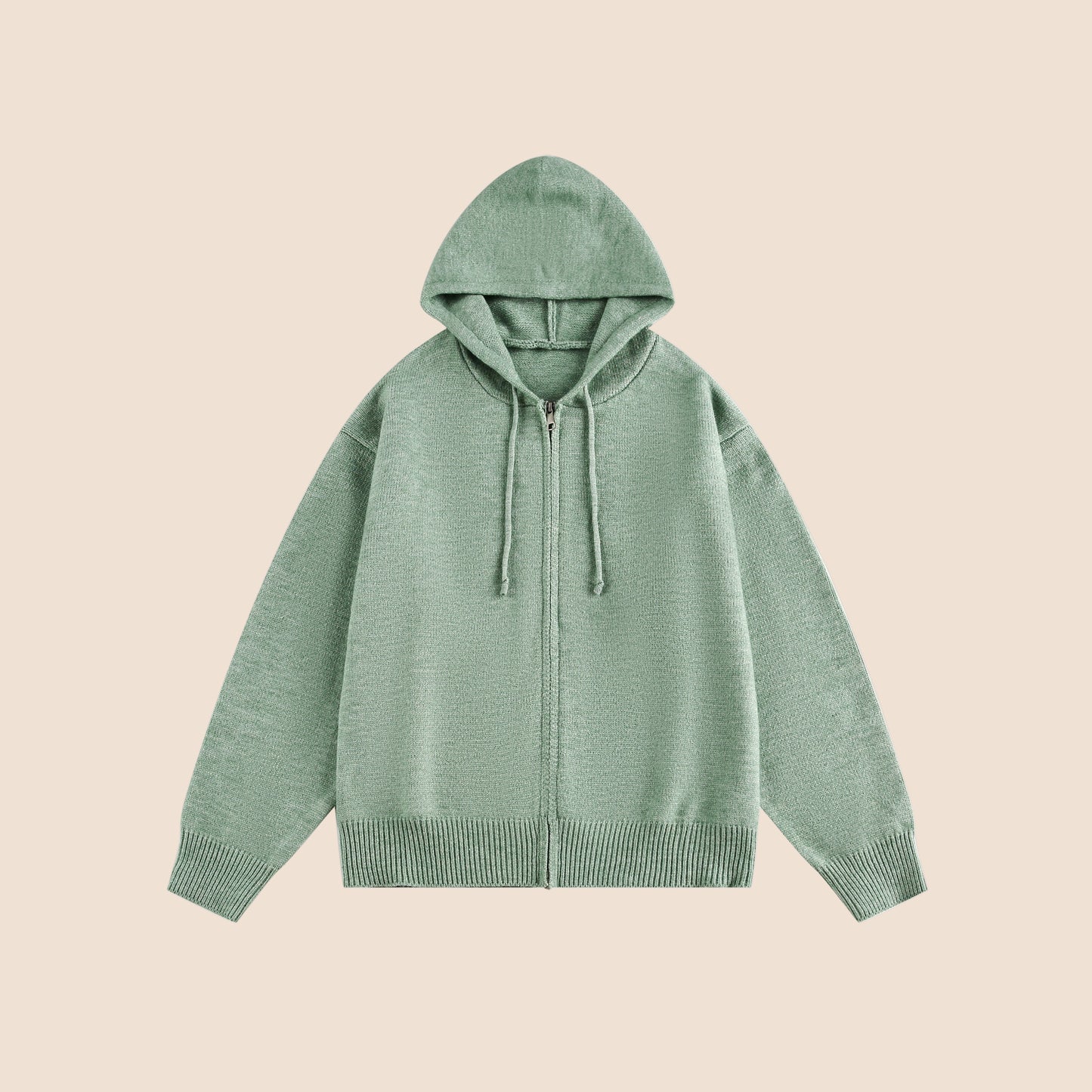 Fall Knit Hooded Cardigan