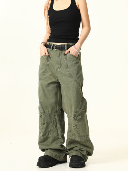 Vintage Deconstructed Cargo Pants