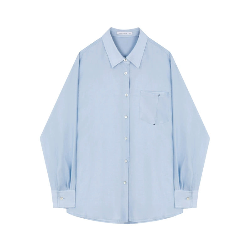 Blaues Vintage-Hemd mit kontrastierendem Karo-Kleid in A-Linie Set-Up
