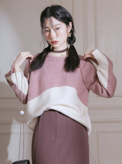 gentle retro pullover sweater