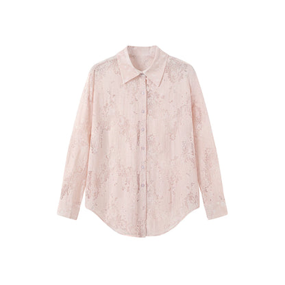 French Love Lace Shirt