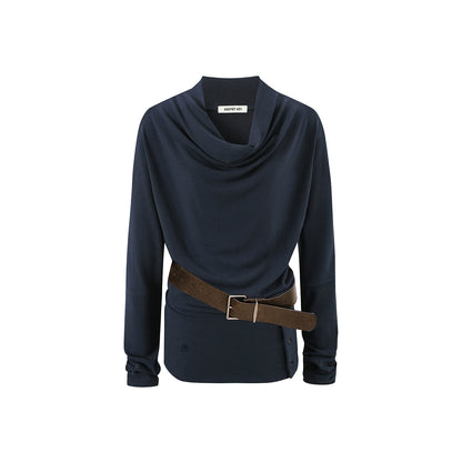 Knitted One-Shoulder Hip Dress