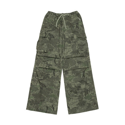 Retro Camouflage Cargo Pants