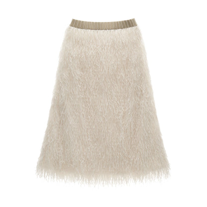 Stereo Tassel Feather Skirt
