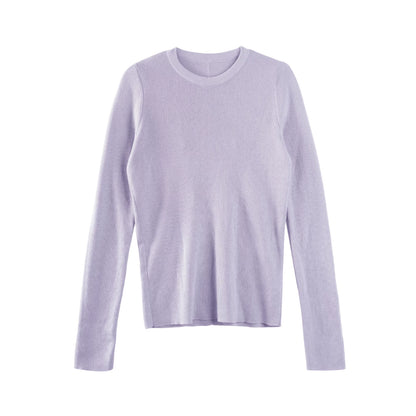 Mehrfarbiger Wollstrickpullover