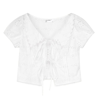 Vintage Lace Flower Asymmetrical Skirt Set-Up