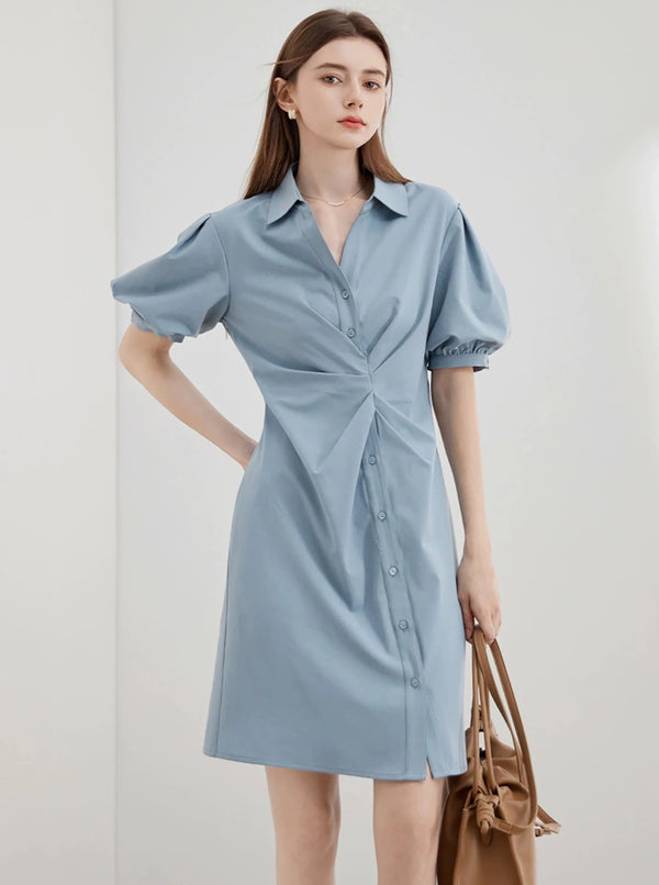 Premium Puff Sleeve Dress