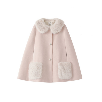 Elegant Woolen Princess Coat