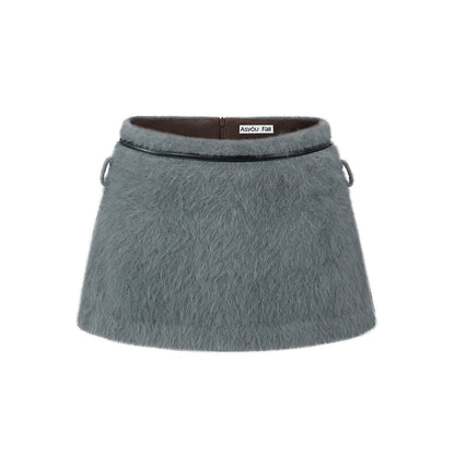 Retro Rabbit Tweed Skirt