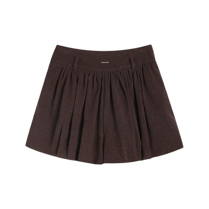 Brushed Flower Bud Culotte Pants