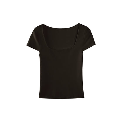 Slim Neck Top
