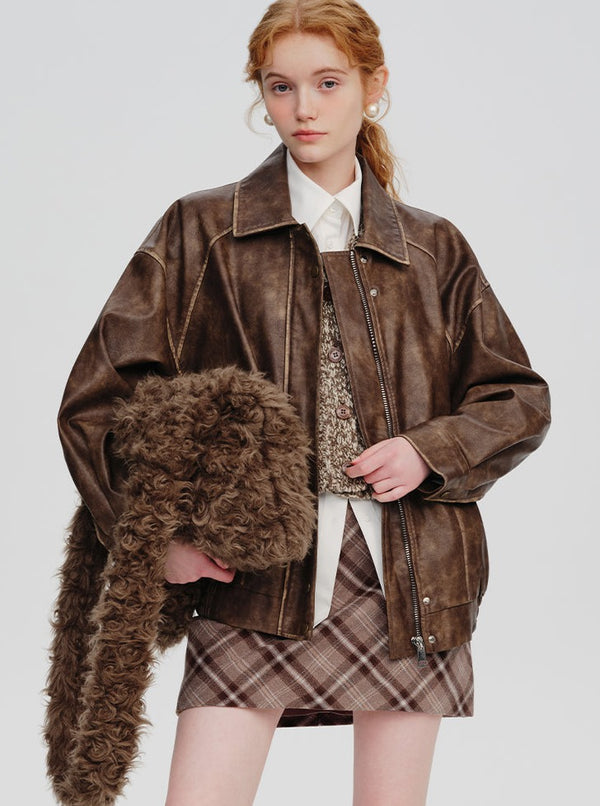 Maillard leather jacket