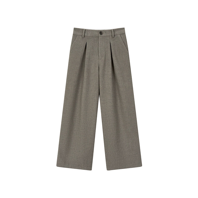 Elegant Wool Dress Trousers