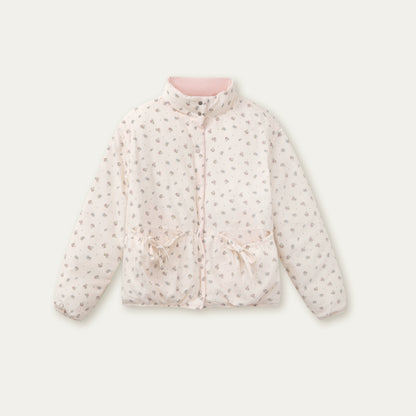 Corduroy Floral Reversible Jacket Set-Up