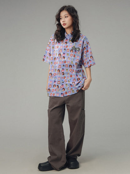 Fun Cartoon Loose Top