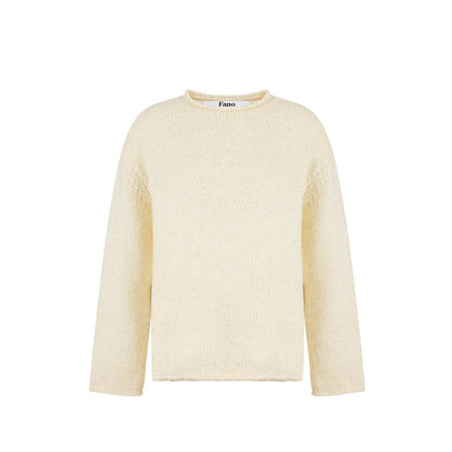 Textured Snowflake Sweater