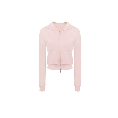 Spice Girl Hooded Knitted Cardigan Set-Up