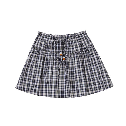 Summer Plaid Mini Skirt