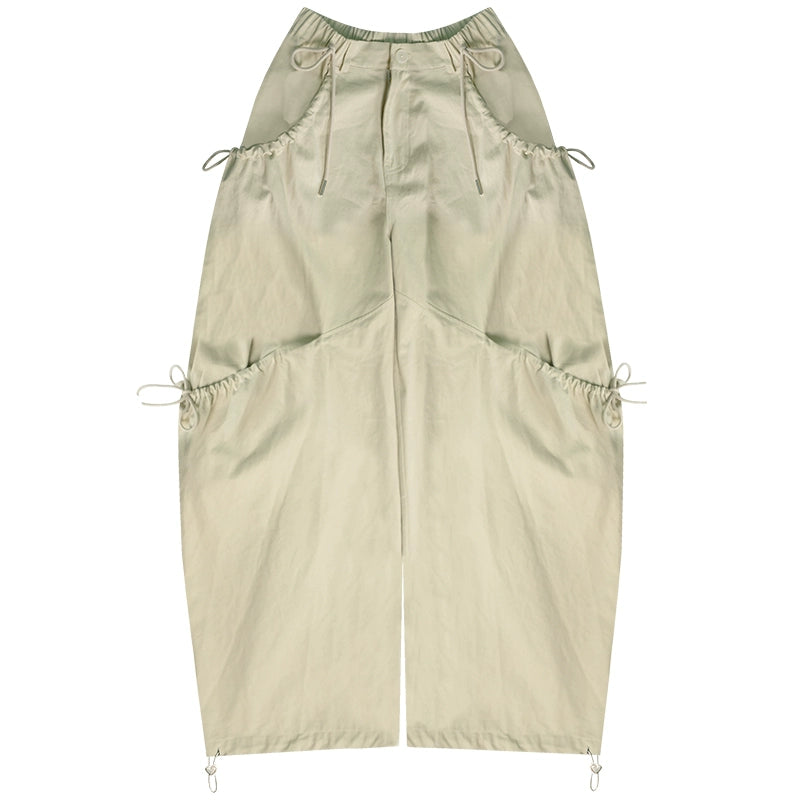 Slim Fit High-Waisted Cargo Pants
