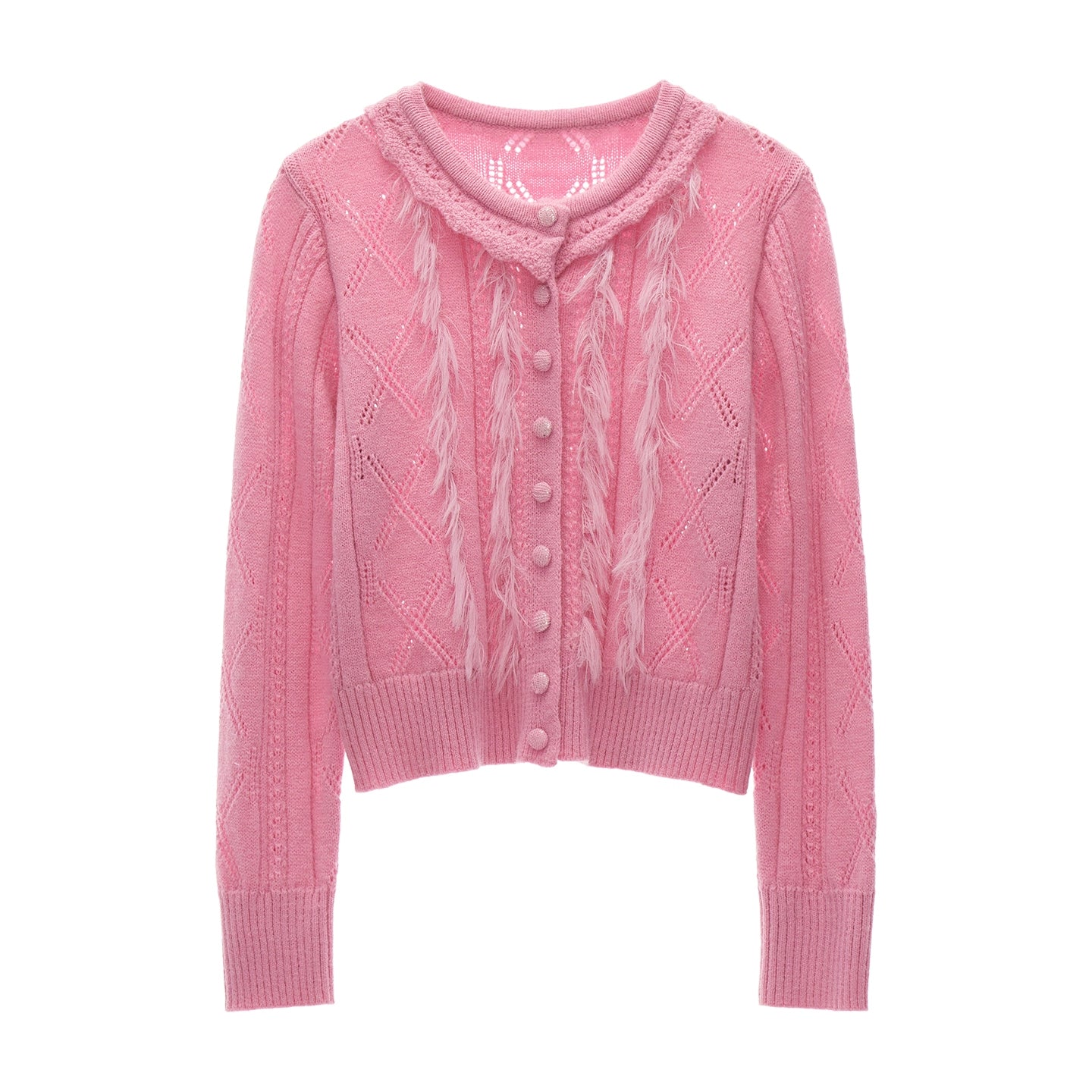 Gentle Knitted Cardigan Set-Up