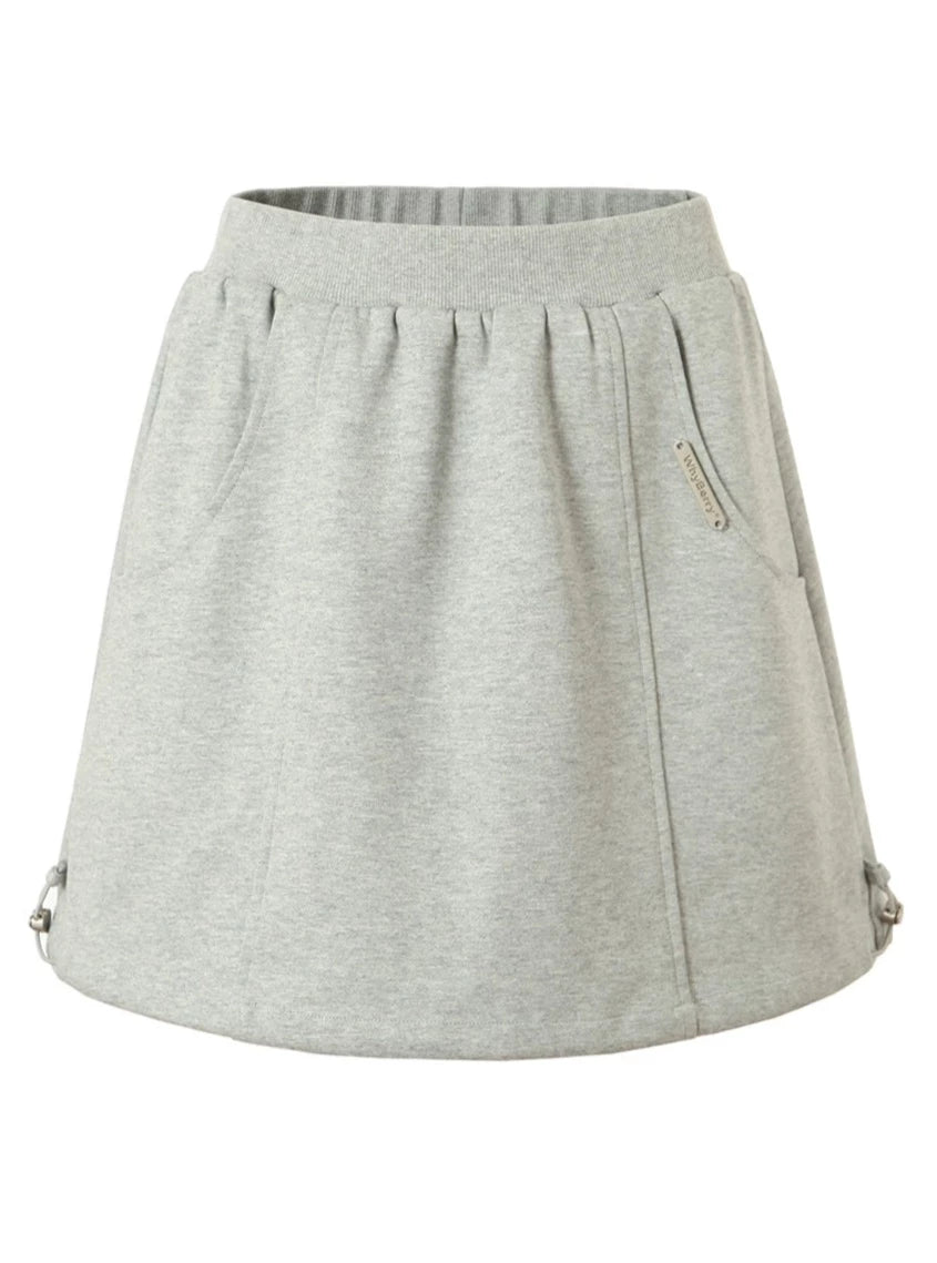 Micro A Versatile Drawstring Skirt