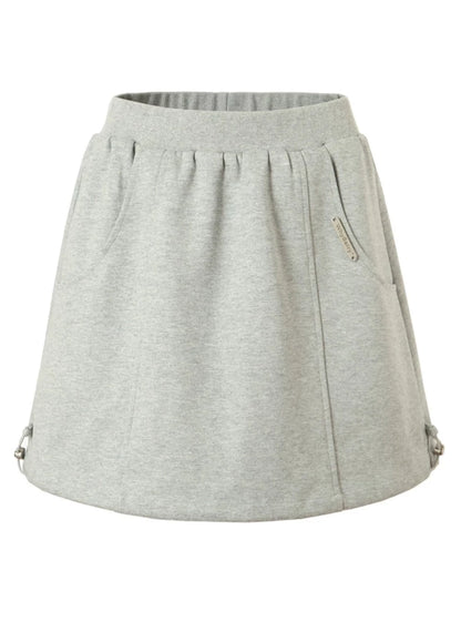 Micro A Versatile Drawstring Skirt